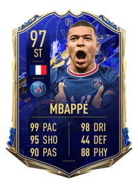Kylian Mbappé Team of the Year 97 OVR