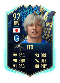 Junya Ito Team of the Season 92 OVR