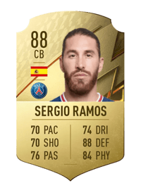 Sergio Ramos Rare 88 OVR