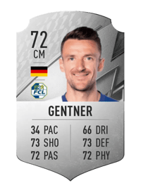 Christian Gentner Rare 72 OVR