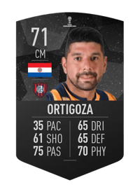 Néstor Ortigoza CONMEBOL SUDAMERICANA 71 OVR