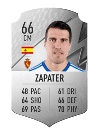 Zapater Rare 66 OVR