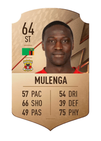 Jacob Mulenga Rare 64 OVR