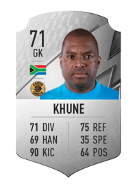 Itumeleng Khune Rare 71 OVR