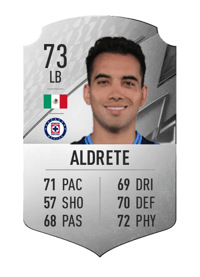 Adrián Aldrete Rare 73 OVR