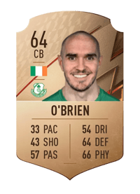 Joey O'Brien Rare 64 OVR