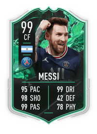 Lionel Messi SHAPESHIFTERS 99 OVR