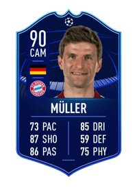 Thomas Müller UEFA Champions League MOTM 90 OVR