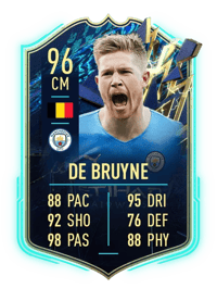 Kevin De Bruyne Team of the Season 96 OVR