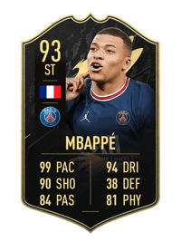 Kylian Mbappé Team of the Week 93 OVR