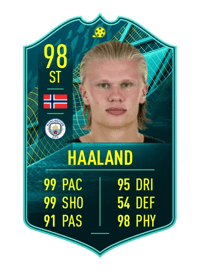 Erling Haaland PLAYER MOMENTS 98 OVR