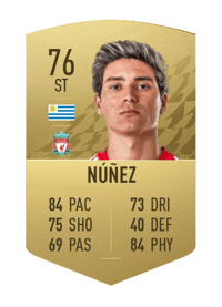 Darwin Núñez Common 76 OVR