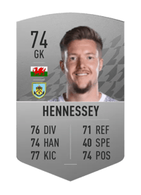 Wayne Hennessey Common 74 OVR