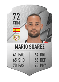 Mario Suárez Rare 72 OVR