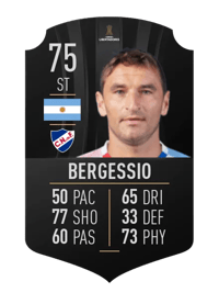 Gonzalo Bergessio CONMEBOL LIBERTADORES 75 OVR