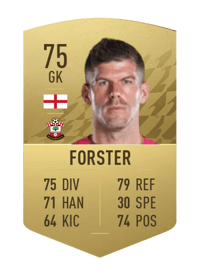 Fraser Forster Common 75 OVR