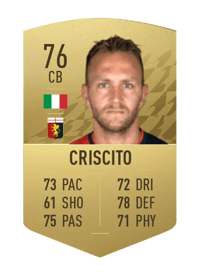Domenico Criscito Common 76 OVR