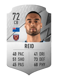 Winston Reid Rare 72 OVR