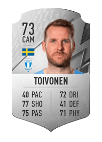 Ola Toivonen Rare 73 OVR