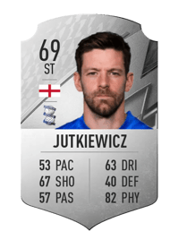 Lukas Jutkiewicz Rare 69 OVR