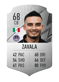 Jesús Zavala Rare 68 OVR