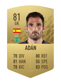 Adán Common 81 OVR