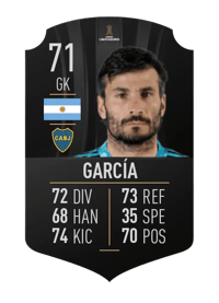 Javier García CONMEBOL LIBERTADORES 71 OVR