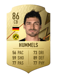 Mats Hummels Rare 86 OVR