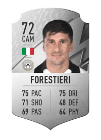 Fernando Forestieri Rare 72 OVR