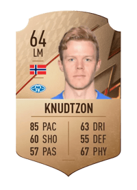 Erling Knudtzon Rare 64 OVR