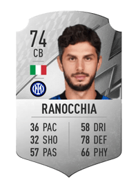 Andrea Ranocchia Rare 74 OVR