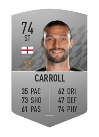 Andy Carroll Common 74 OVR