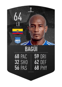 Oscar Bagüí CONMEBOL SUDAMERICANA 64 OVR