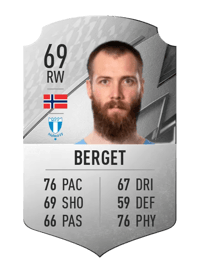 Jo Inge Berget Rare 69 OVR
