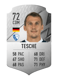 Robert Tesche Rare 72 OVR