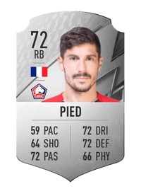 Jérémy Pied Rare 72 OVR