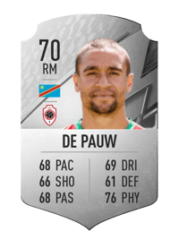 Nill De Pauw Rare 70 OVR