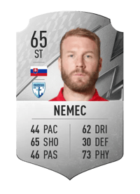 Adam Nemec Rare 65 OVR
