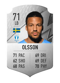 Martin Olsson Rare 71 OVR