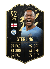 Raheem Sterling Team of the Week 92 OVR
