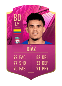 Luis Díaz FUTTIES NOMINEE 80 OVR