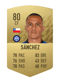 Alexis Sánchez Common 80 OVR