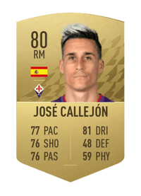 José Callejón Common 80 OVR