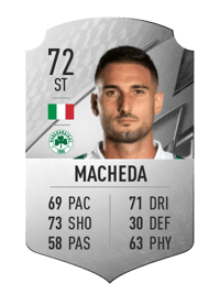 Federico Macheda Rare 72 OVR