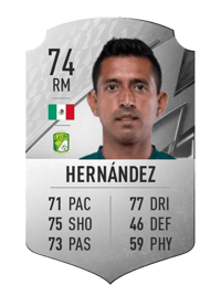 Elías Hernández Rare 74 OVR