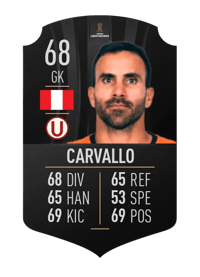 José Carvallo CONMEBOL LIBERTADORES 68 OVR