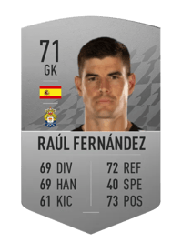 Raúl Fernández Common 71 OVR