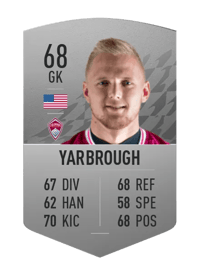 William Yarbrough Common 68 OVR