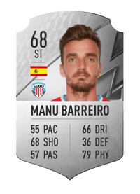 Manu Barreiro Rare 68 OVR