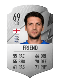 George Friend Rare 69 OVR
